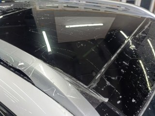 Бронирование панорамной крыши Kia Sportage полиуретаном