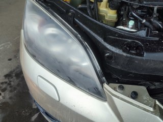 Полировка оптики и защита полиуретаном на Mazda 3