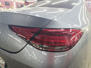 Полная оклейка всей оптики Mercedes